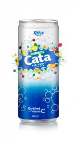 330ml Carbonated Mix Fruit Flavor Drink